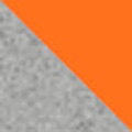 Grey Melange/Orange